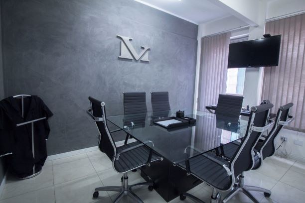 Sala de reuniões do escritório
